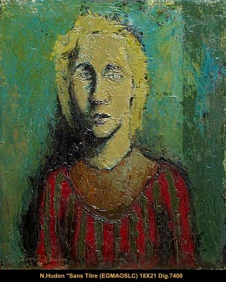 7400 - Portrait de femme (oeuvre de jeunesse) - NORMAND HUDON