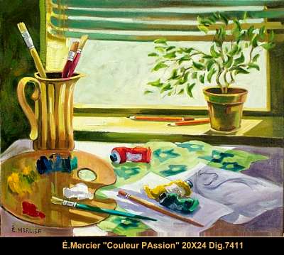 7411 - Elaine Mercier - Couleur passion - 20x24