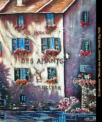 7438 - Gilles Labranche - Moulin des amants - 24x30