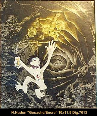 7613 -  - SÉRIE PERSONNAGES VARIÉS - NORMAND HUDON -DESSIN -