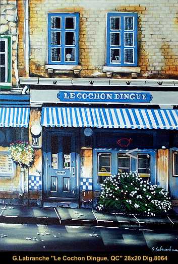 8064 - Gilles Labranche - Le cochon dingue - 28x20