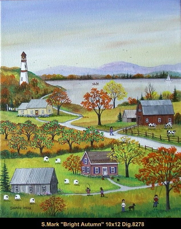 8278 - Sharon Mark - Bright Autumn - 12x10