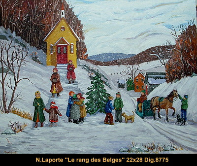 8775 - Le rang des belges - 22x28