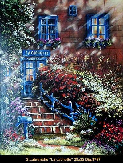 8787 - Gilles Labranche - La cachette - 28x22