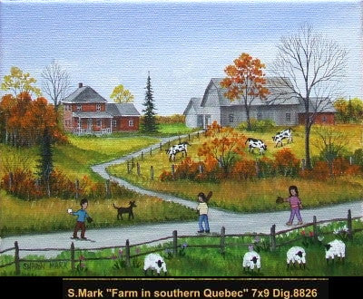 8826 - Sharon Mark - Farm in Southern Quebec - 7x9