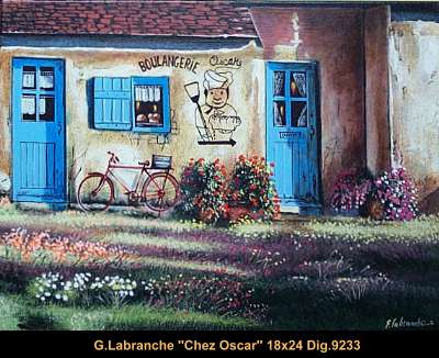 9233 - Gilles Labranche - Chez Oscar - 18x24