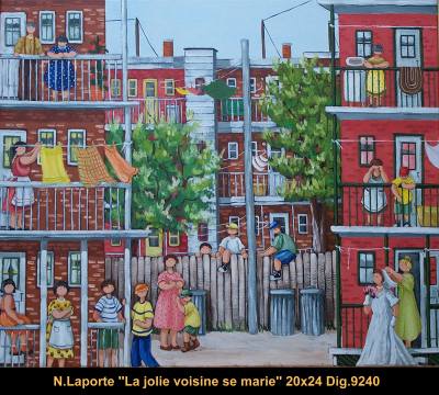 9240 - La jolie voisine se marie - 20x24