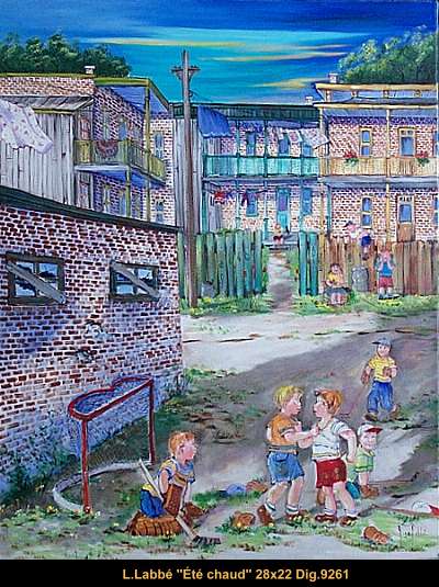 #9261 - Lise Labbe - Été chaud - Hot Summer - 24x30