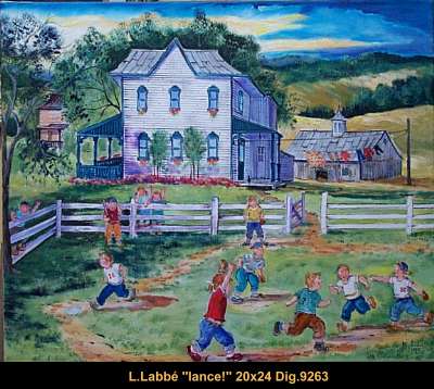 #9263 - Lise Labbe - Lance - Throw - 20x24