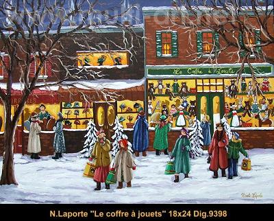 9398 - Le coffre à jouets - 18x24