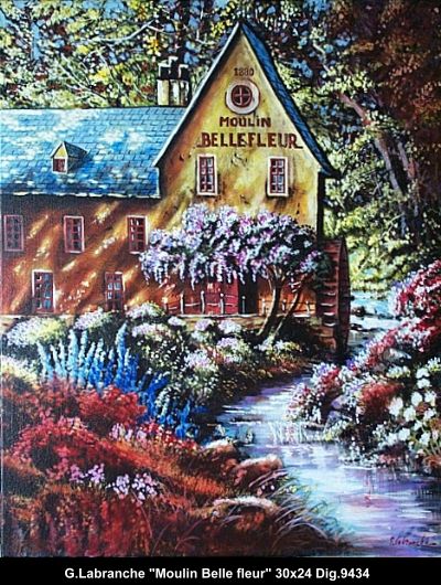 9434 - Gilles Labranche - Moulin Belle Fleur - 30x24
