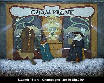 9464 - Steven Lamb - Store / Champagne - 30x40