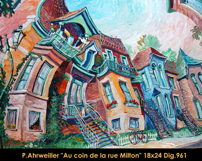 961 - Au coin de la rue Milton - PATRICE AHRWEILLER - 18x24