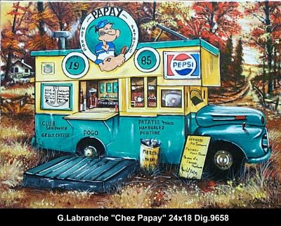 9658 - Gilles Labranche - Chez Papay - 18x24