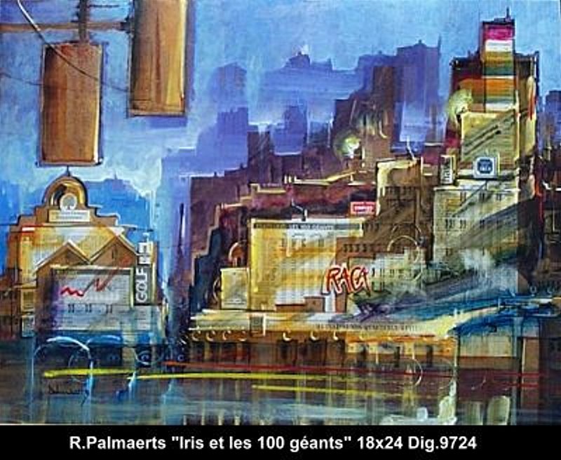 9724 - Roland Palmaerts - Iris et les 100 géants - 18x24