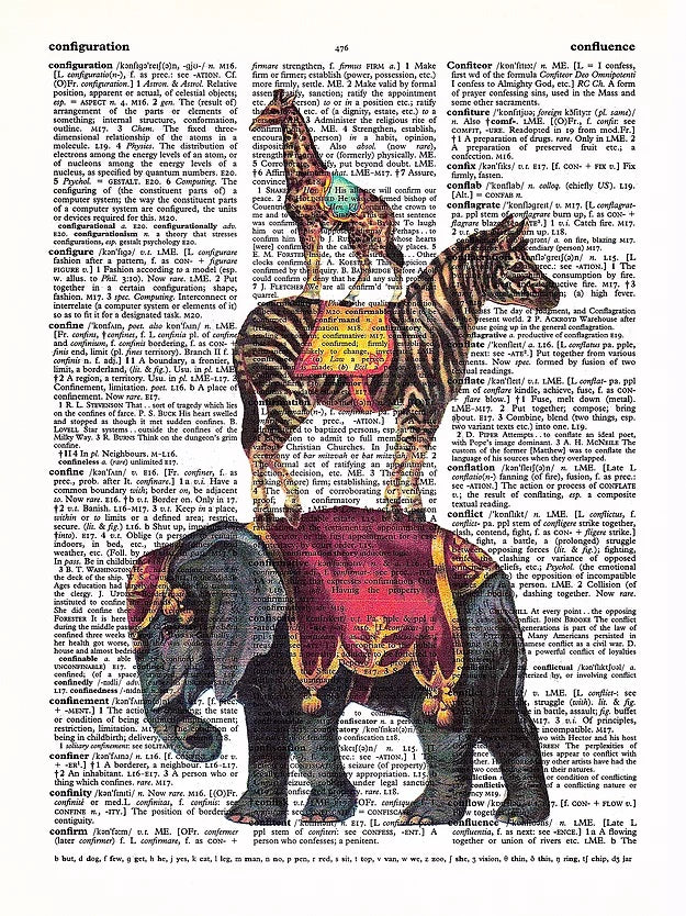 AW00033 - ArtnWordz - Stacked Circus Animals