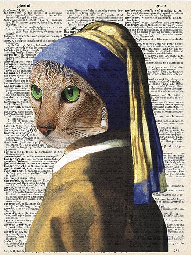 AW00057 - ArtnWordz - Blue Cat