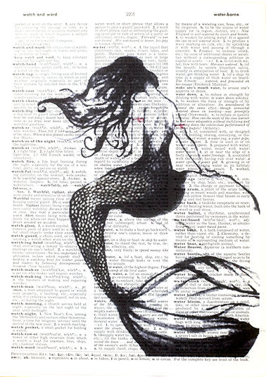 AW00267 - ArtnWordz - Mermaid Back