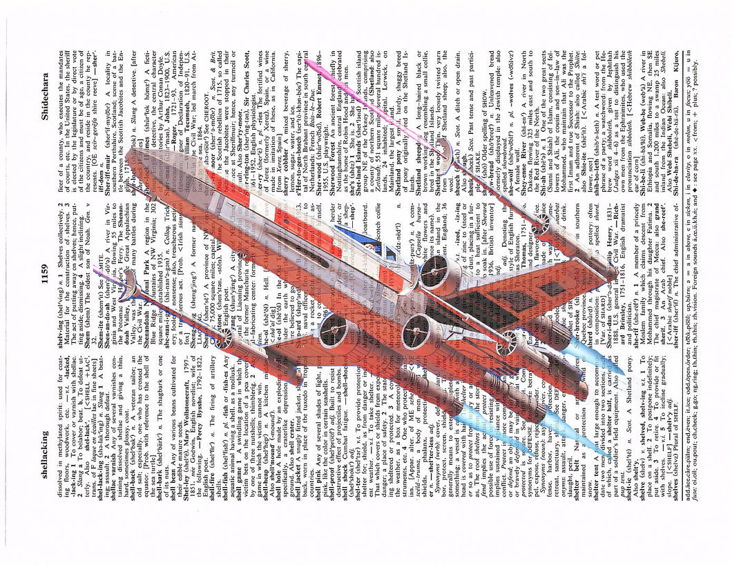 AW00305 - ArtnWordz - X-Wing