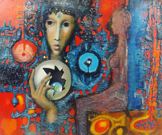 14388 - Gabriel Bonmati - Entre ciel et terre - 20x24