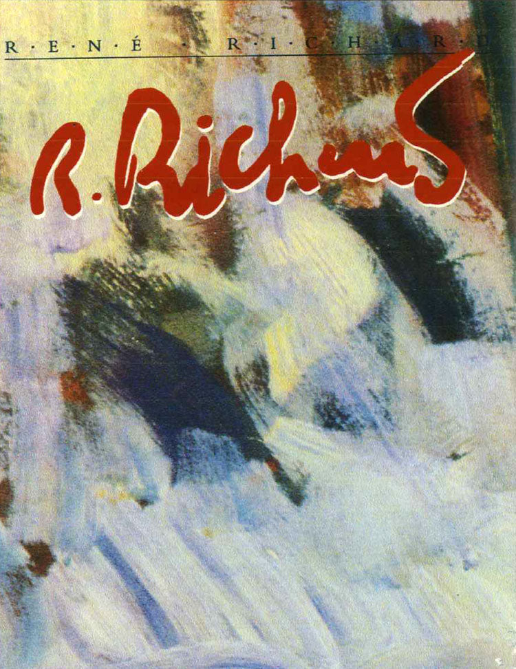 RICHARD René - LIVRE de COLLECTION  avec une affiche sur papier St-Gilles