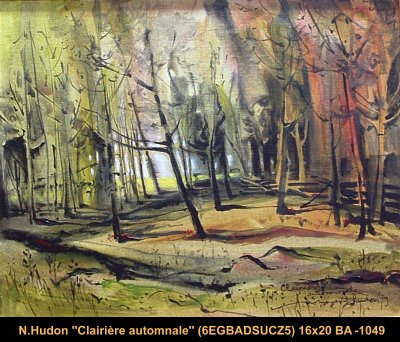 BA1049 - Clairière automnale - NORMAND HUDON - 16X20