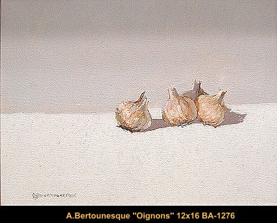BA1276 - Oignons - ANDRÉ BETOUNESQUE - 12x16