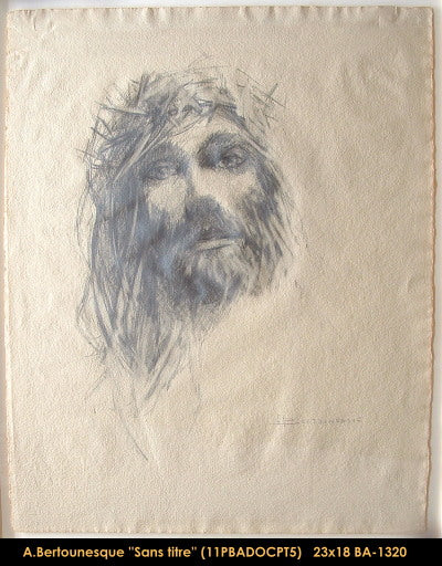 BA1320 - Sans titre - ANDRÉ BERTOUNESQUE (DESSIN) - 23x18