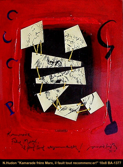 BA1377 - Kamarade, frère Marx, il faut tout recommencer - NORMAND HUDON - 10x8