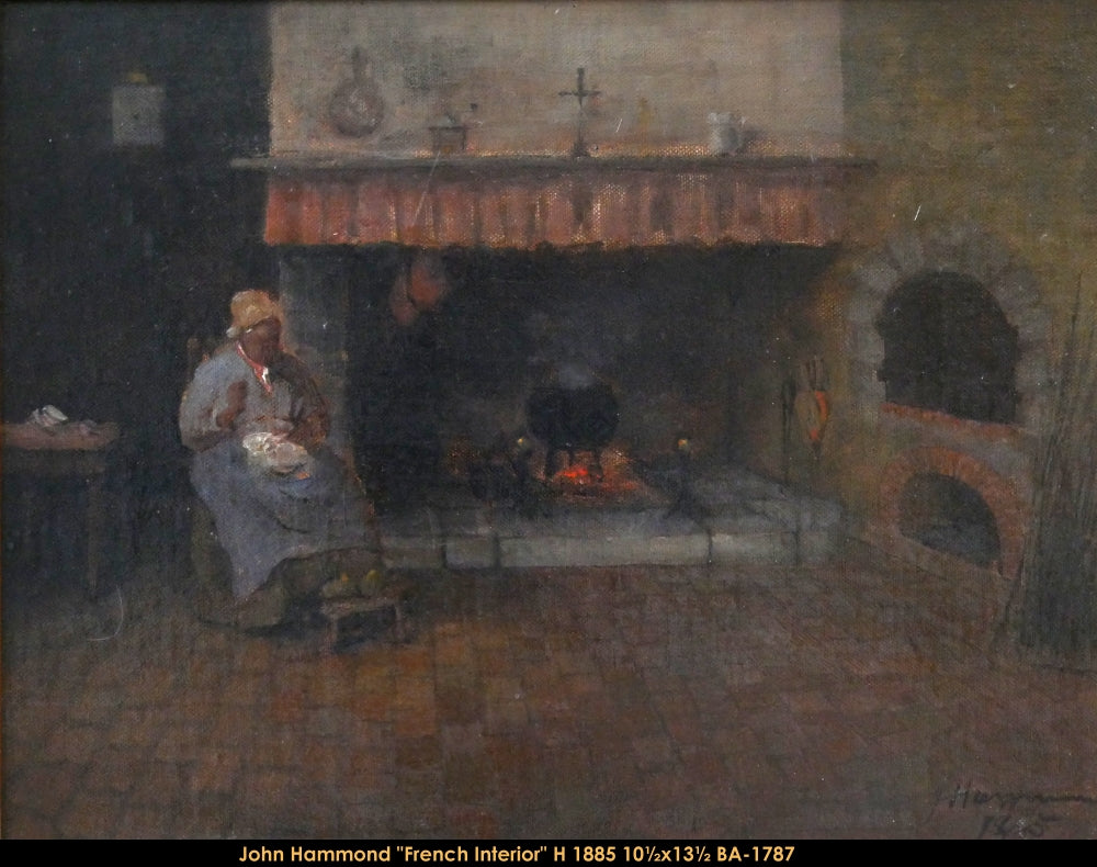 BA-1787 - French Interior - JOHN HAMMOND - 10.5*13.5