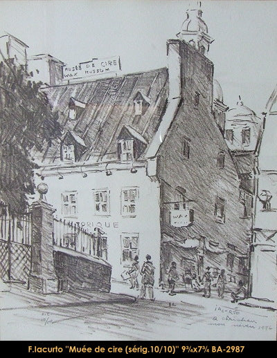 BA-2987 - Musée de cire - Sérigraphie (10/10) 9.75x7.75