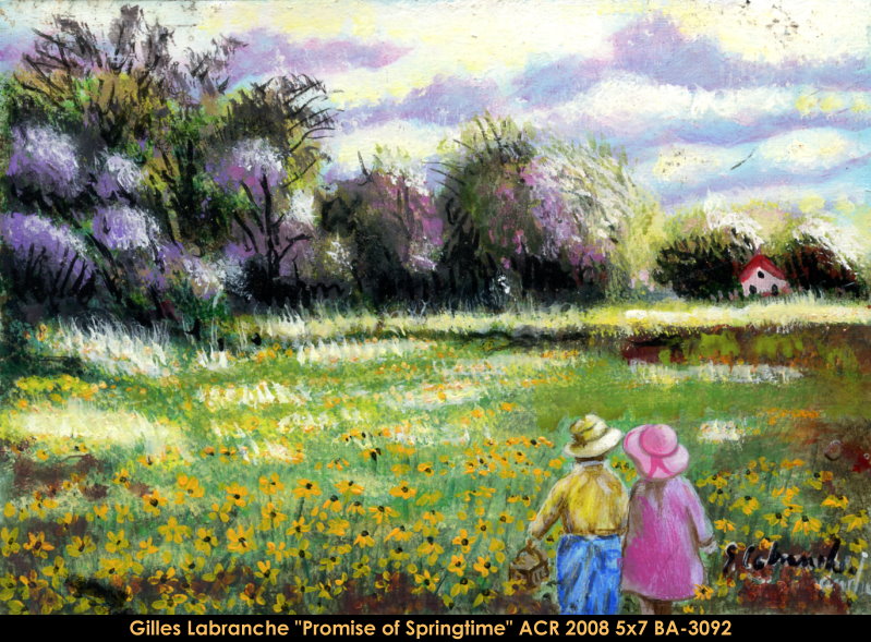 BA3092 - Gilles Labranche - Promise of Springtime - 5x7