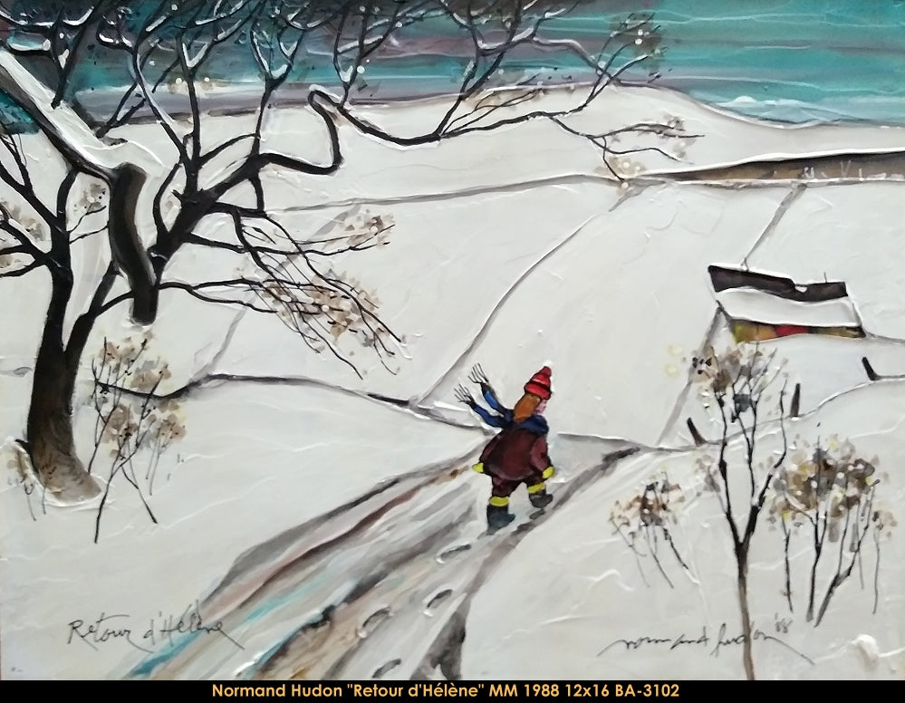 BA3102 - Le retour d'Hélène - NORMAND HUDON - 12x16