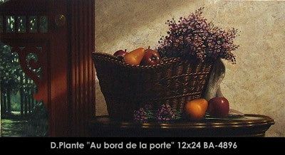 BA-4896 - Daniel Plante - Au bord de la porte - 12x24