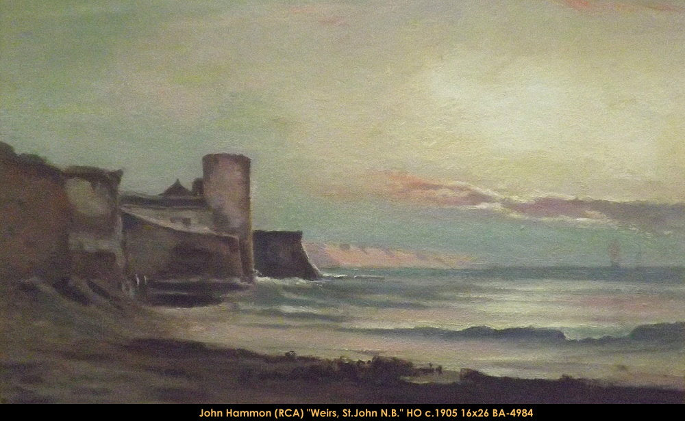 BA4984 - WEIRS, ST-JOHN, N.B. - JOHN HAMMOND (1905) - 16x26