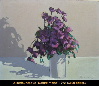 BA-5257 - Nature morte - ANDRÉ BERTOUNESQUE - 16x20
