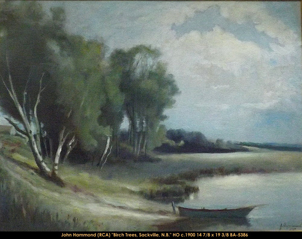 BA5386 - BIRCH TREES, SACKVILLE N.B.(1929) - JOHN HAMMOND - 14 7/8 X 19 3/8