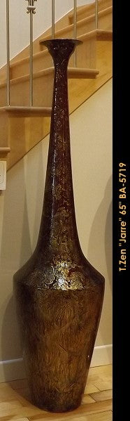 BA-5719 - Flûte dentelle - VASE - TOMMY ZEN - 65po (Contactez nous pour expédition / Contact us for shipping)