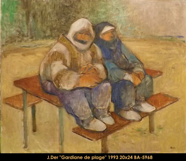 BA5968 - Gardiane de plage - JOHN DER - 20x24