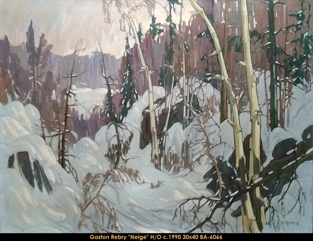 BA6066 - Neige - GASTON REBRY - 30x40