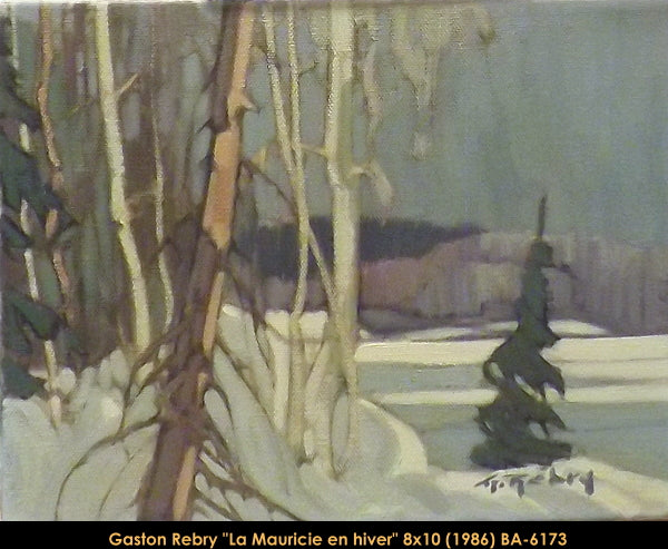 BA-6173 - La Mauricie en hiver - GASTON REBRY - 8x10