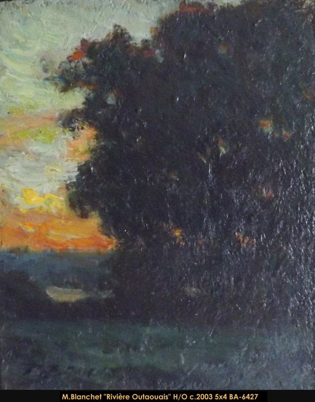 BA6427 - Rivière Outaouais - MARTIN BLANCHET 4x5