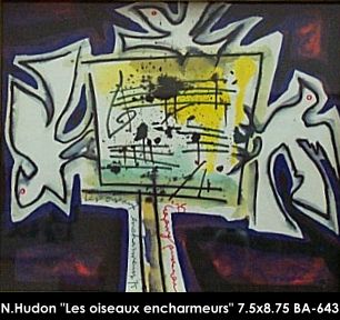 BA643 - Les oiseauz encharmeurs (AQUA) - NORMAND HUDON - 7.5x8.75