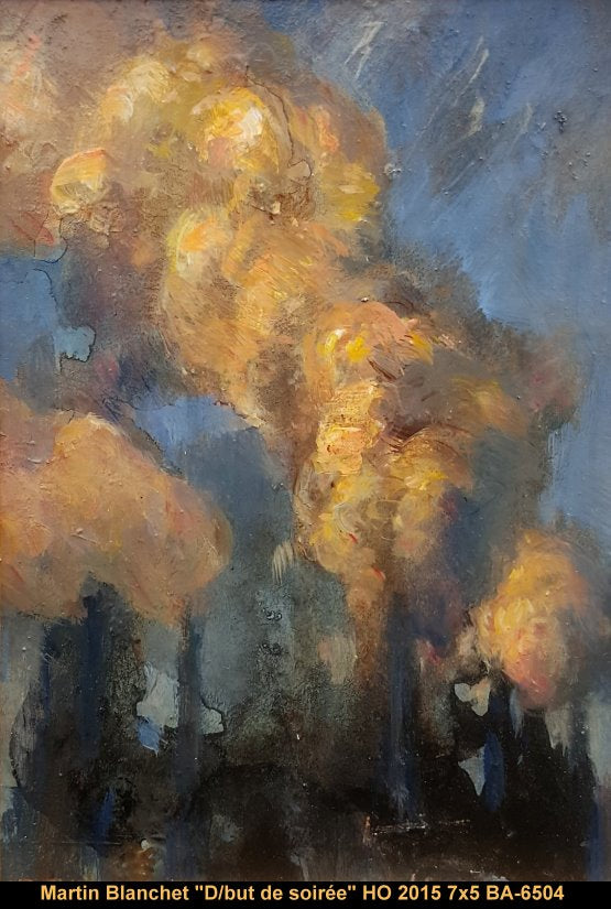 BA-6504 - Début de soirée - MARTIN BLANCHET  - 7x5