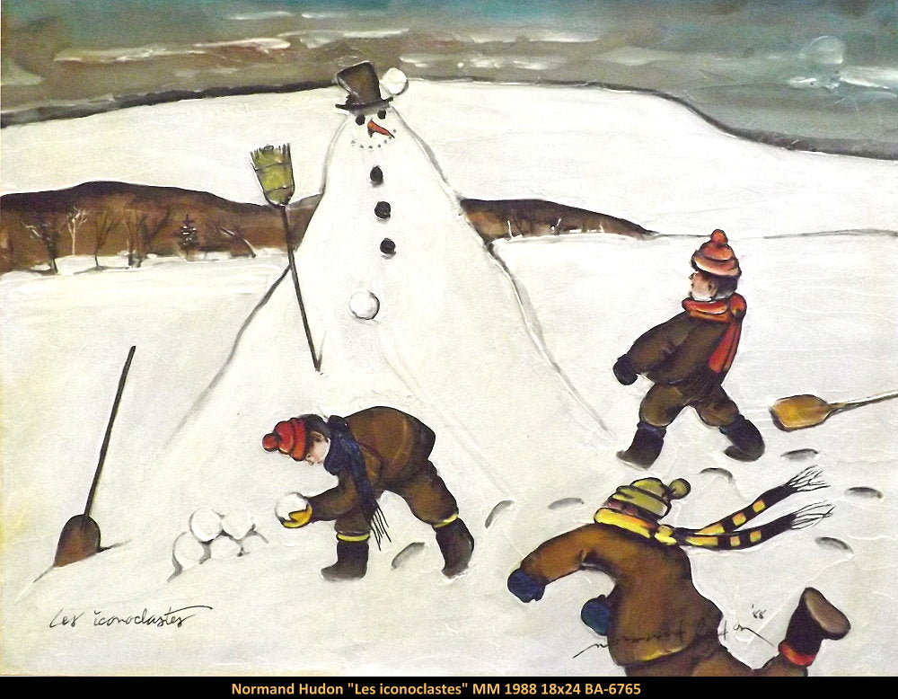 BA6765 - Les iconoclastes - NORMAND HUDON - 18x24