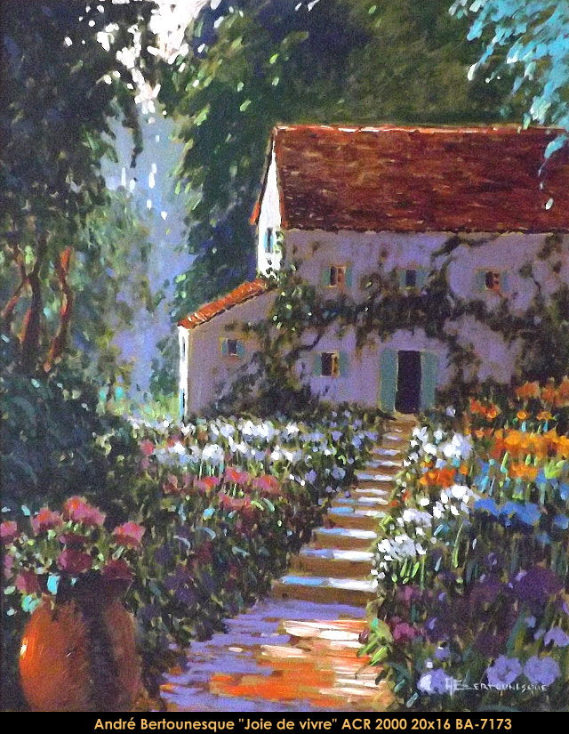 BA-7173 - Joie de vivre - ANDRÉ BERTOUNESQUE - 20x16