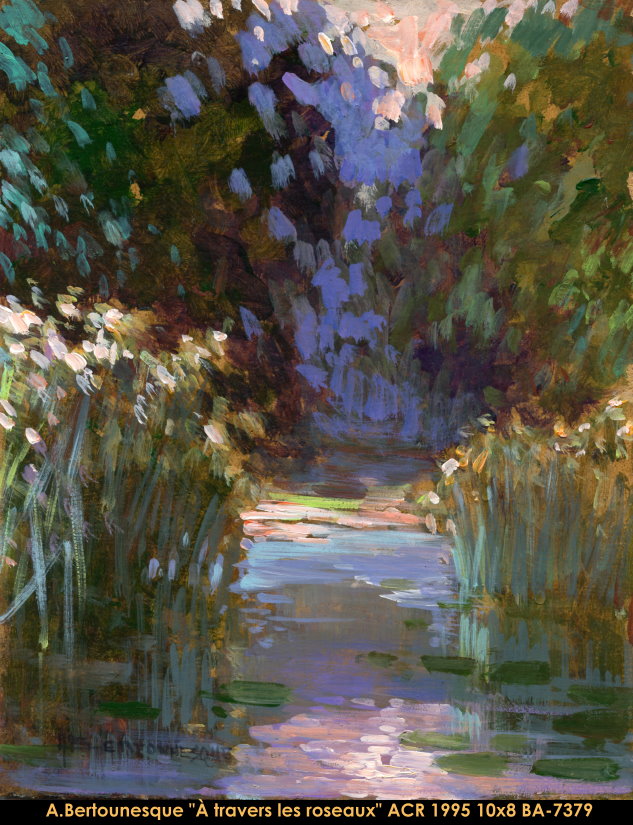 BA7379 - À travers les roseaux - ANDRÉ BERTOUNESQUE - 10x8