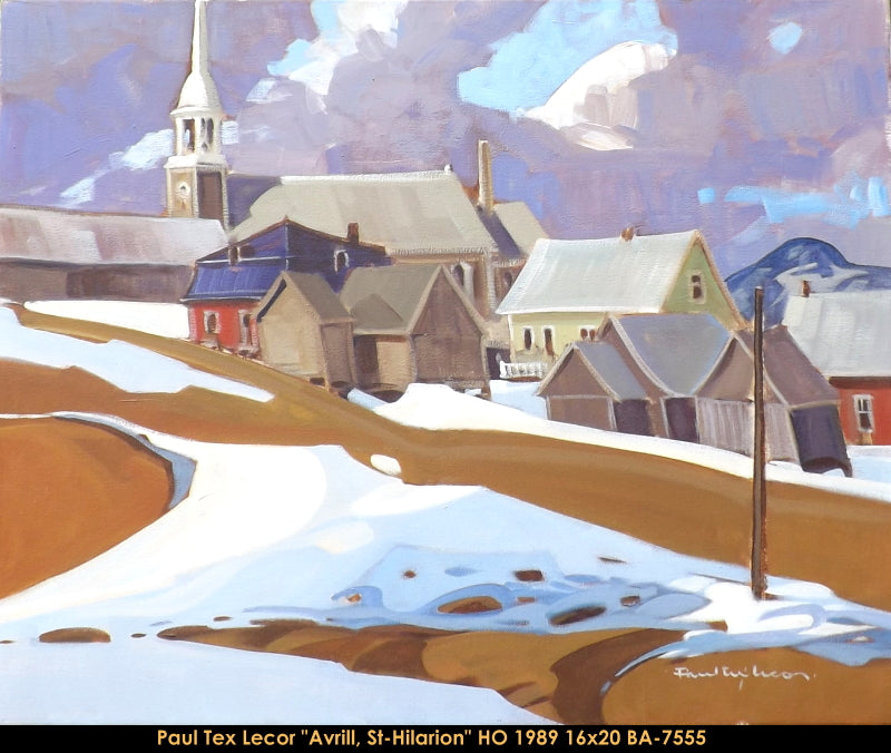 BA7555 - Paul TEX Lecor - Avril, St-Hilarion - 16x20