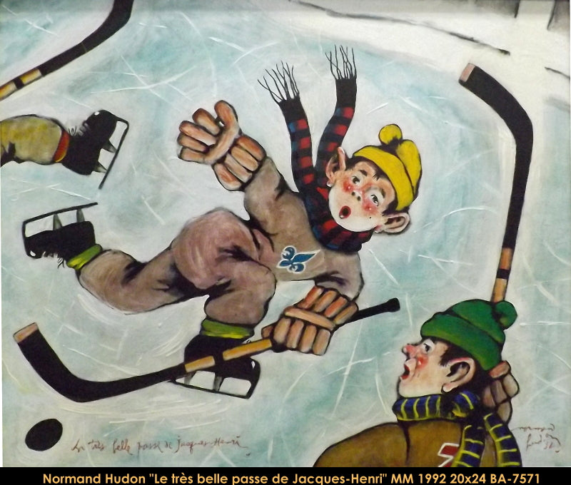 BA7571 - La très belle passe de Jacques-Henri - NORMAND HUDON - 20x24