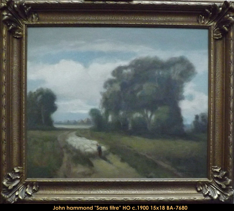 ba7680 - SANS TITRE (1900) - JOHN HAMMOND - 15X18